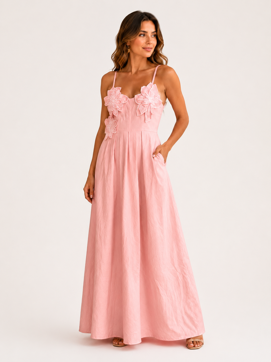 Blush Bloom Maxi Dress