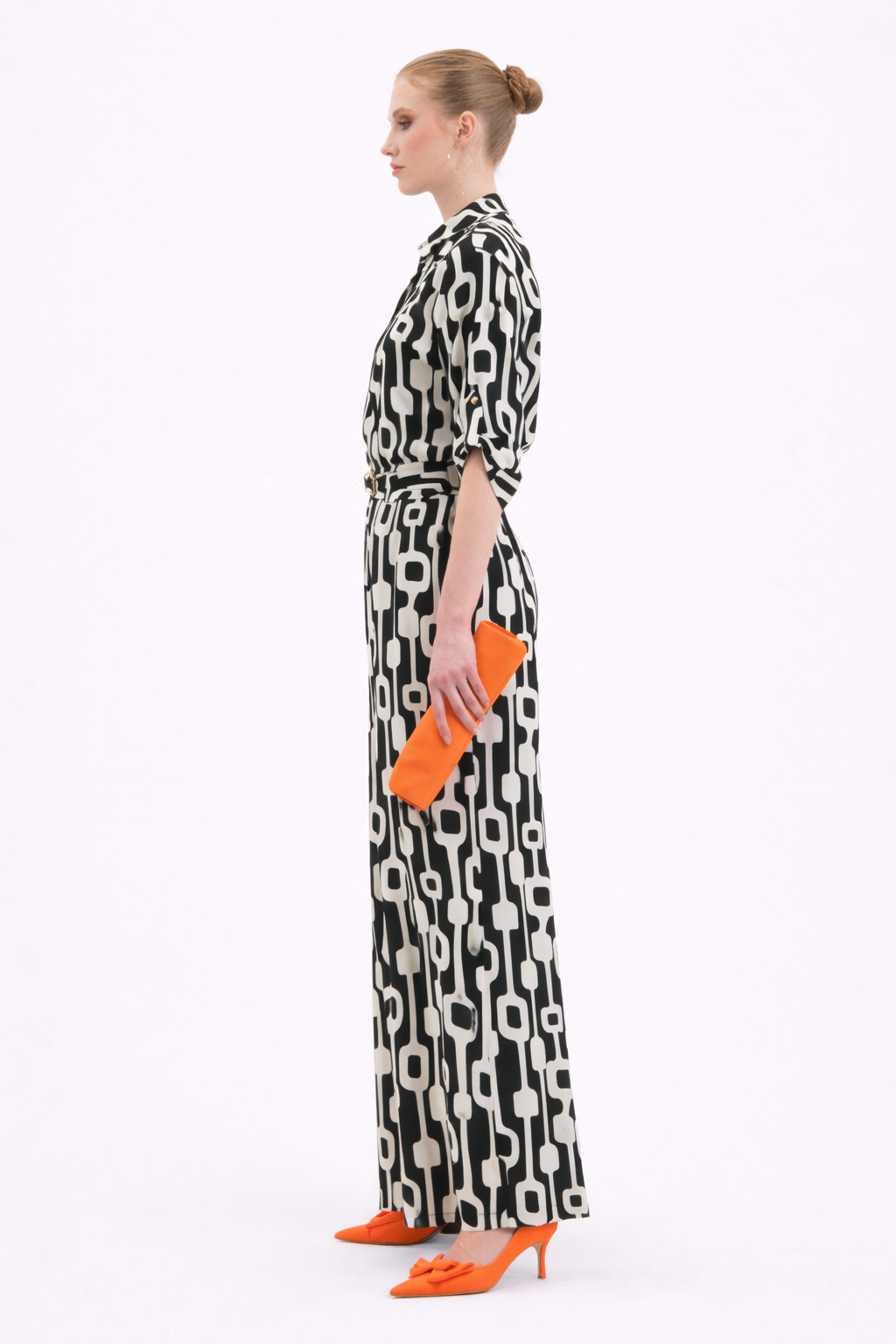 Retro Geometric Jumpsuit