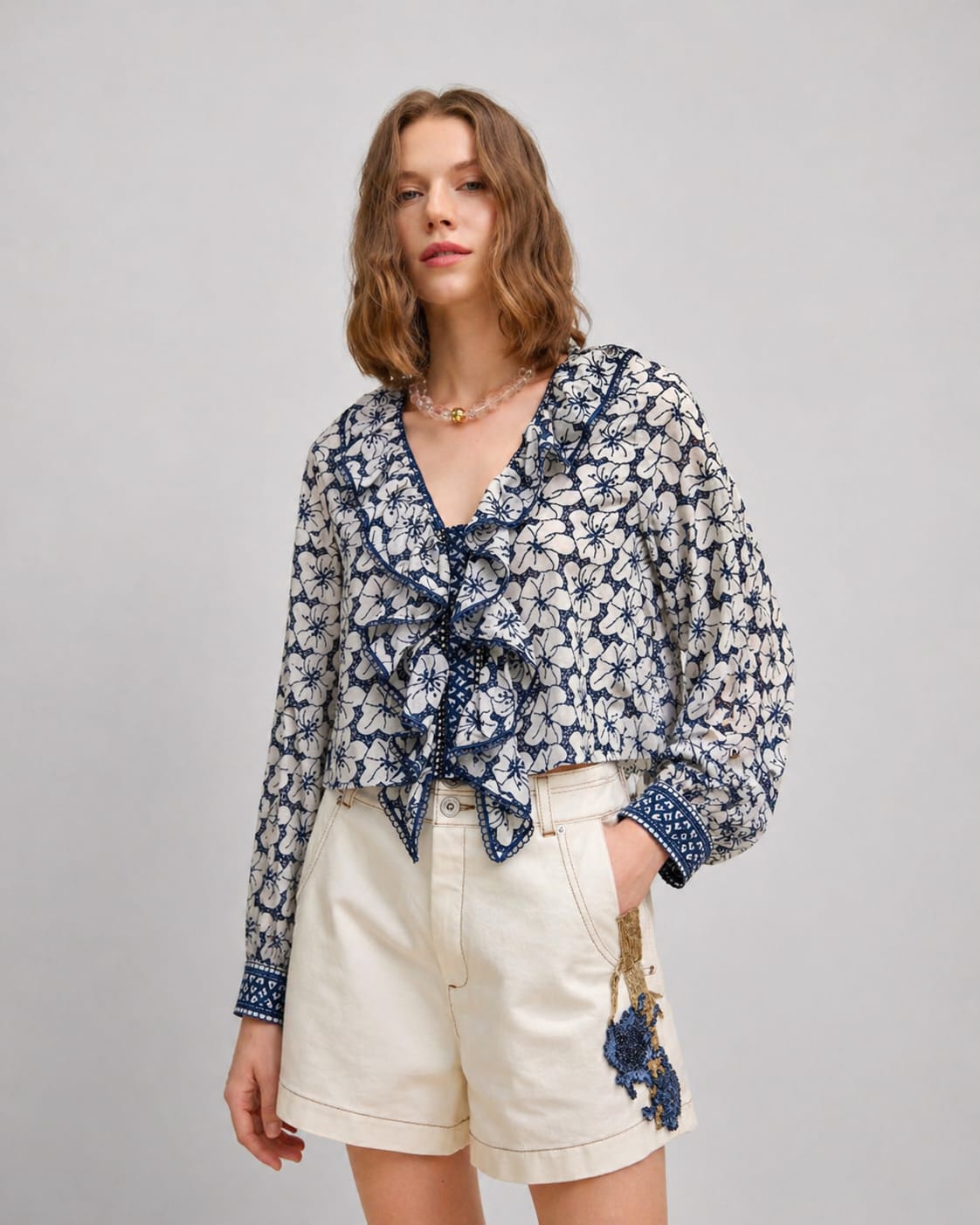 BLUE BLOUSE