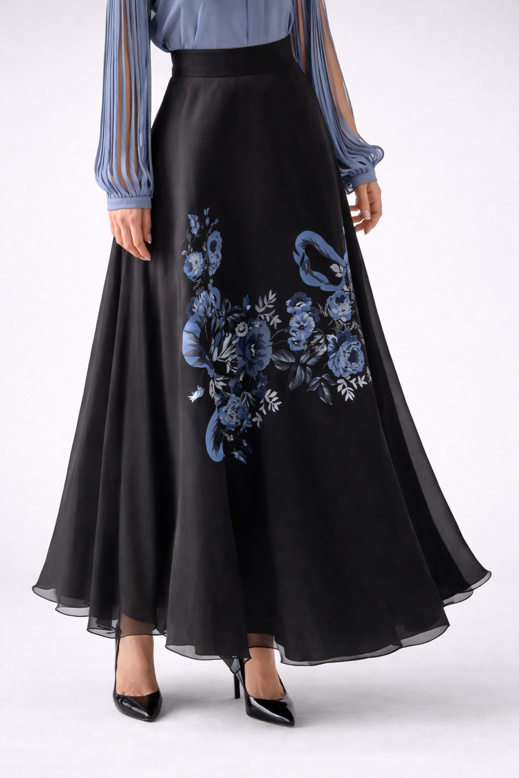 A-Line Black Skirt