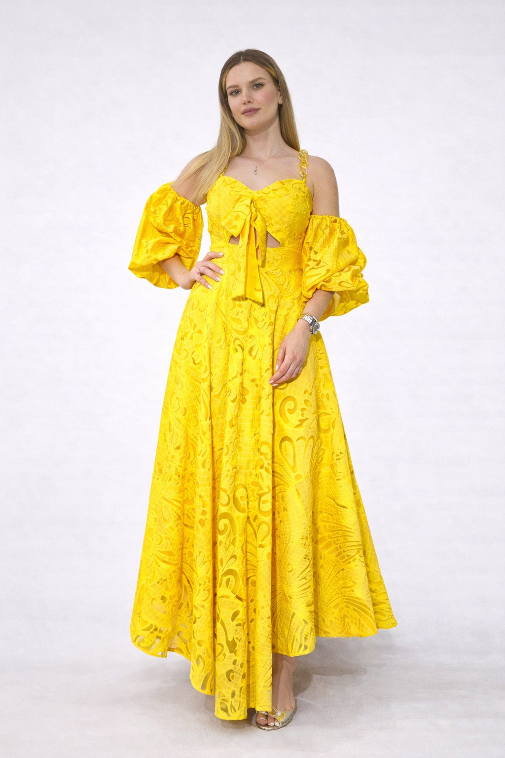 Yellow Cut-Out Maxi