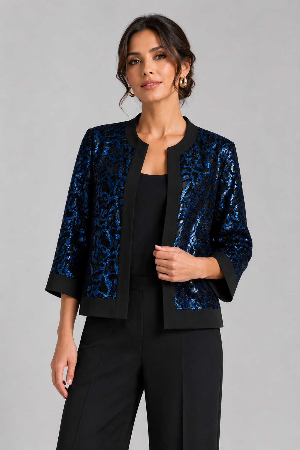 Sequin Patterned Jacket