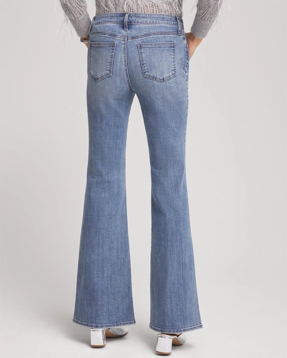 Embellished Denim Jeans
