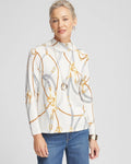 Chain print top