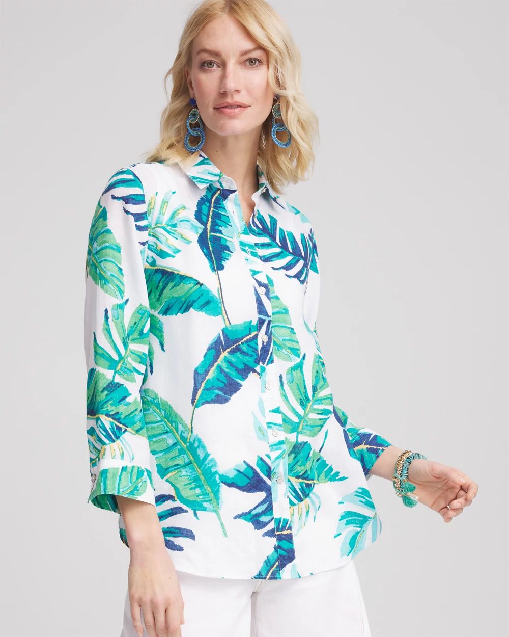 Blue-green shirt