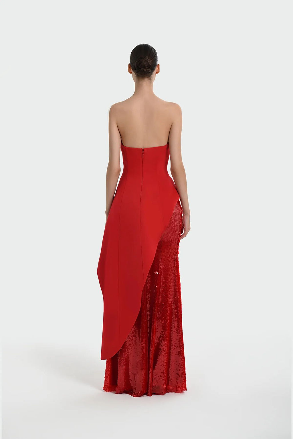 Ruby Sequin Evening Skirt