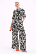 Retro Geometric Jumpsuit