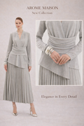 Shimmering Blouse and Skirt Set