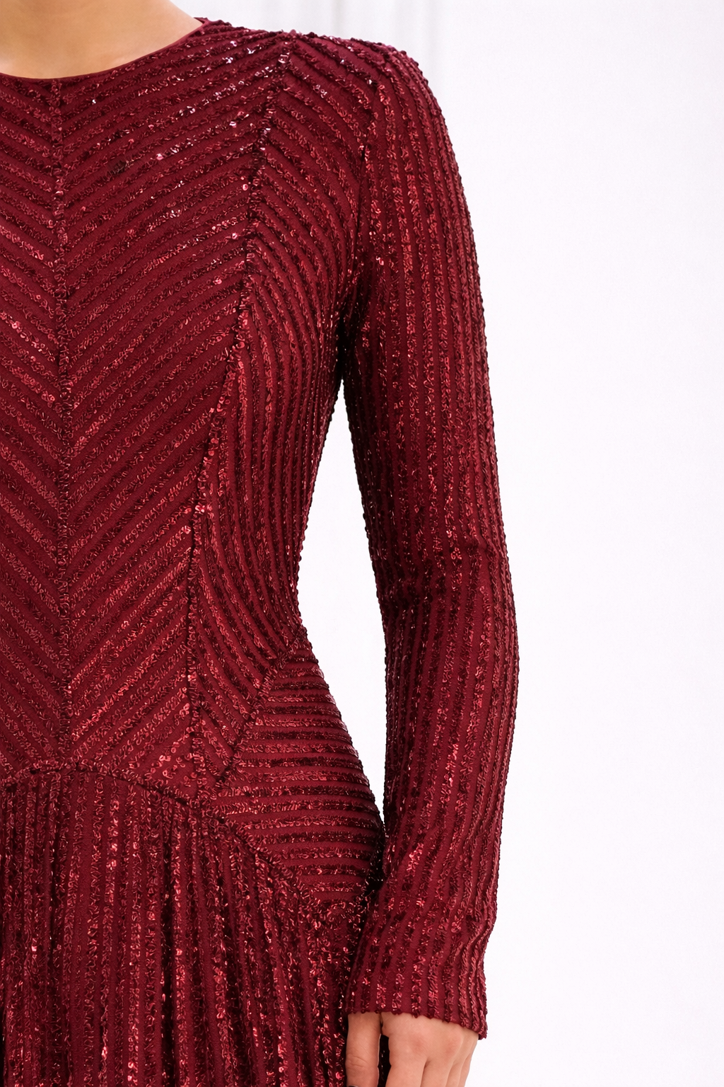 Evening Long Sequined Dress