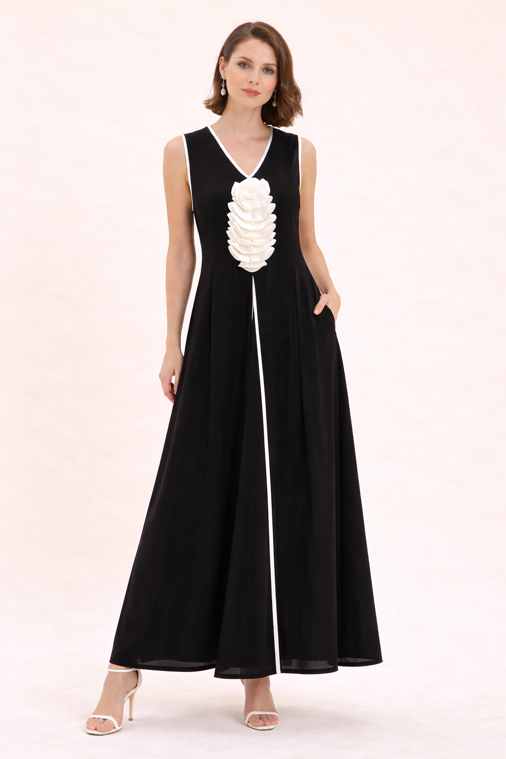 Black long dress
