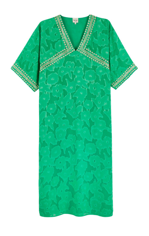 Green Floral Tunic