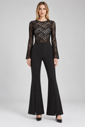 Black lace blouse