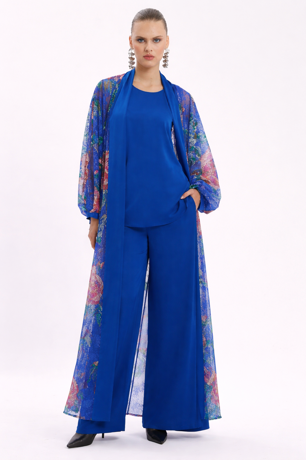 Floral Kimono Set