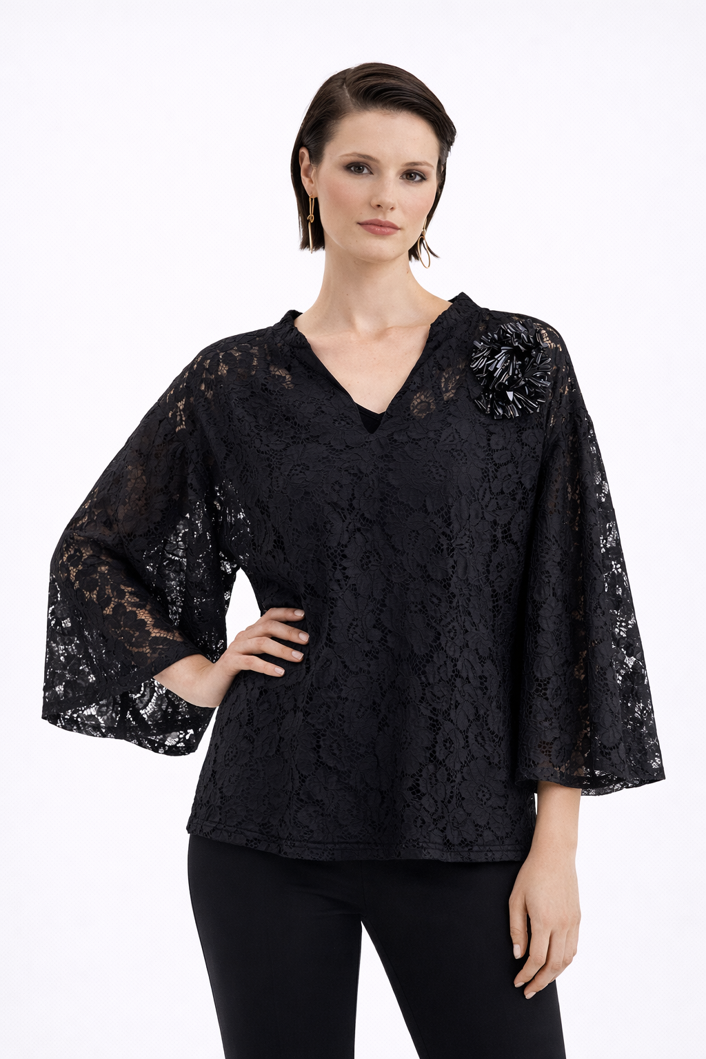 Embellished Lace Blouse