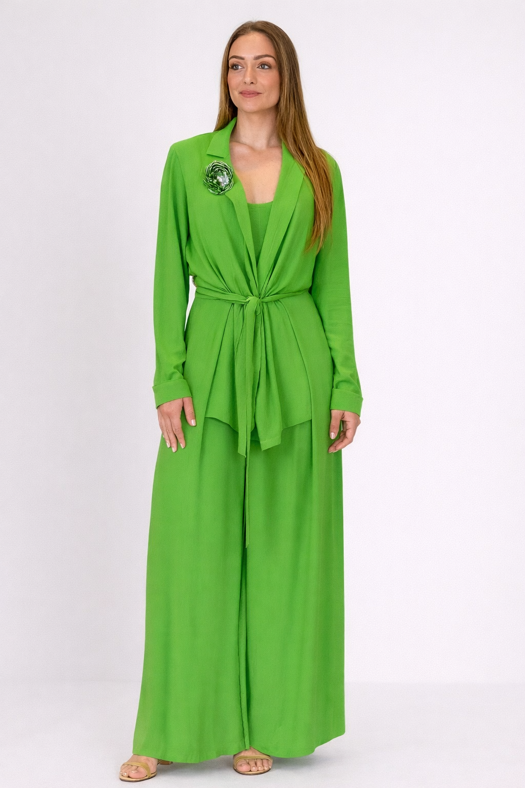 Green Flowy Co-Ord