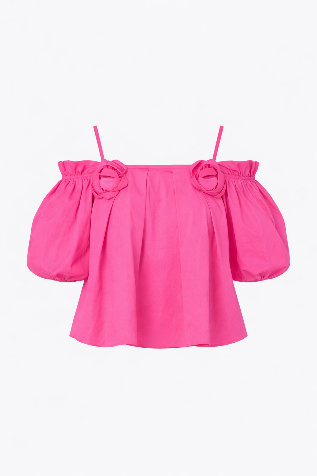 The Fuchsia Rosette Top