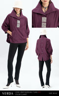 Claret Crystal-Detail Tunic