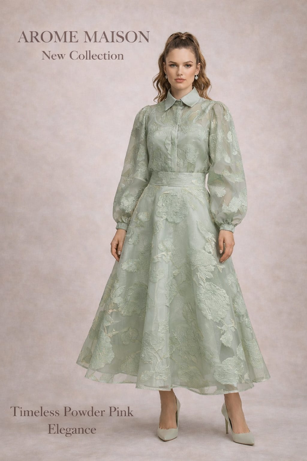Organza Maxi Skirt