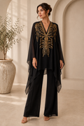 Jeweled Chiffon Cape