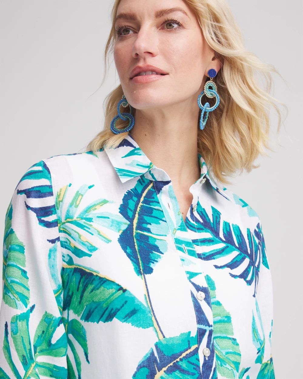 Blue-green shirt