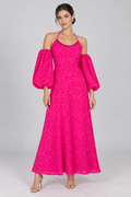 Pink Cut-Out Maxi