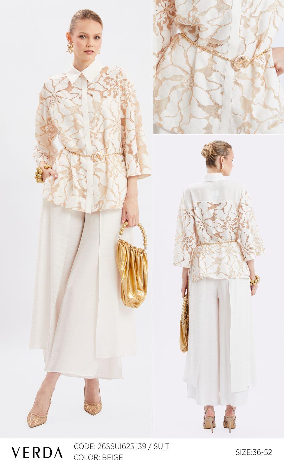 Golden Bloom Two-Piece Set