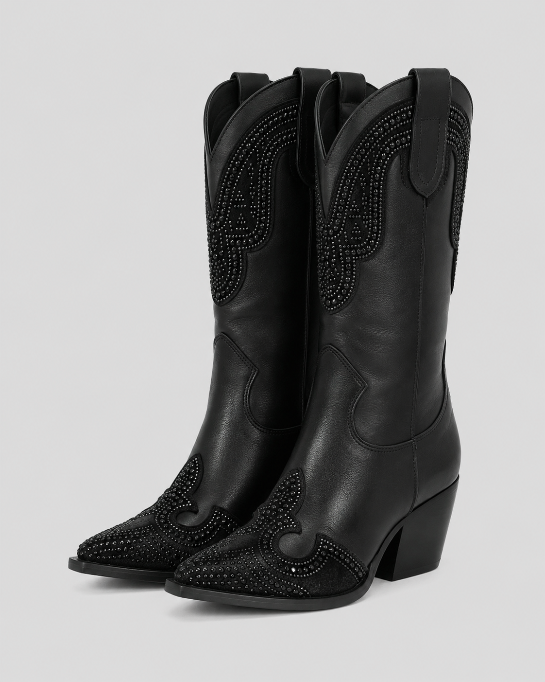Studded Cowboy Boots