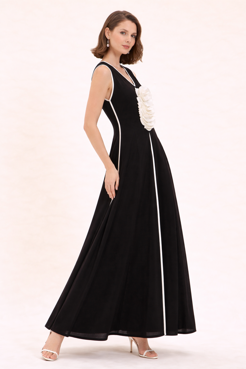 Black long dress
