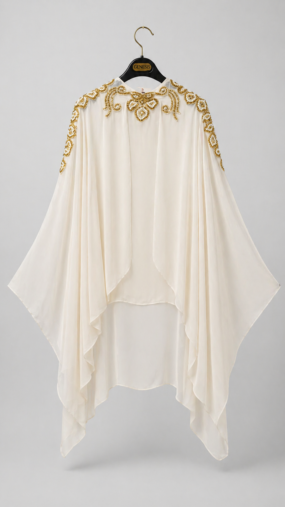 Ethereal Ivory Embellished Tunic