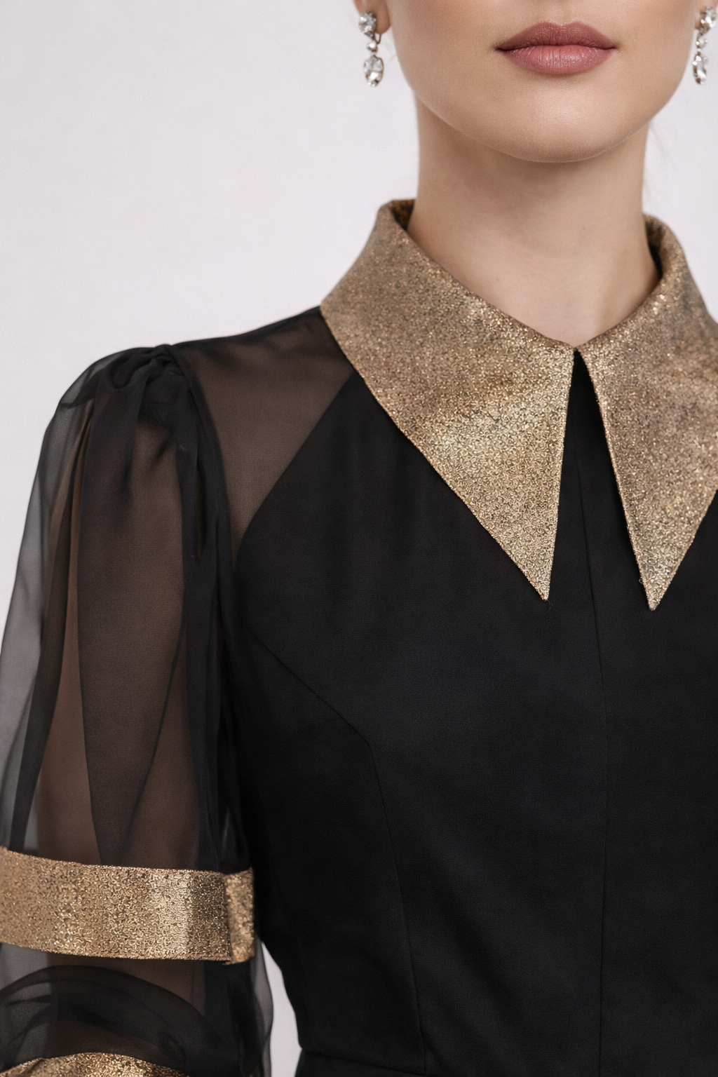 Metallic Gold Blouse