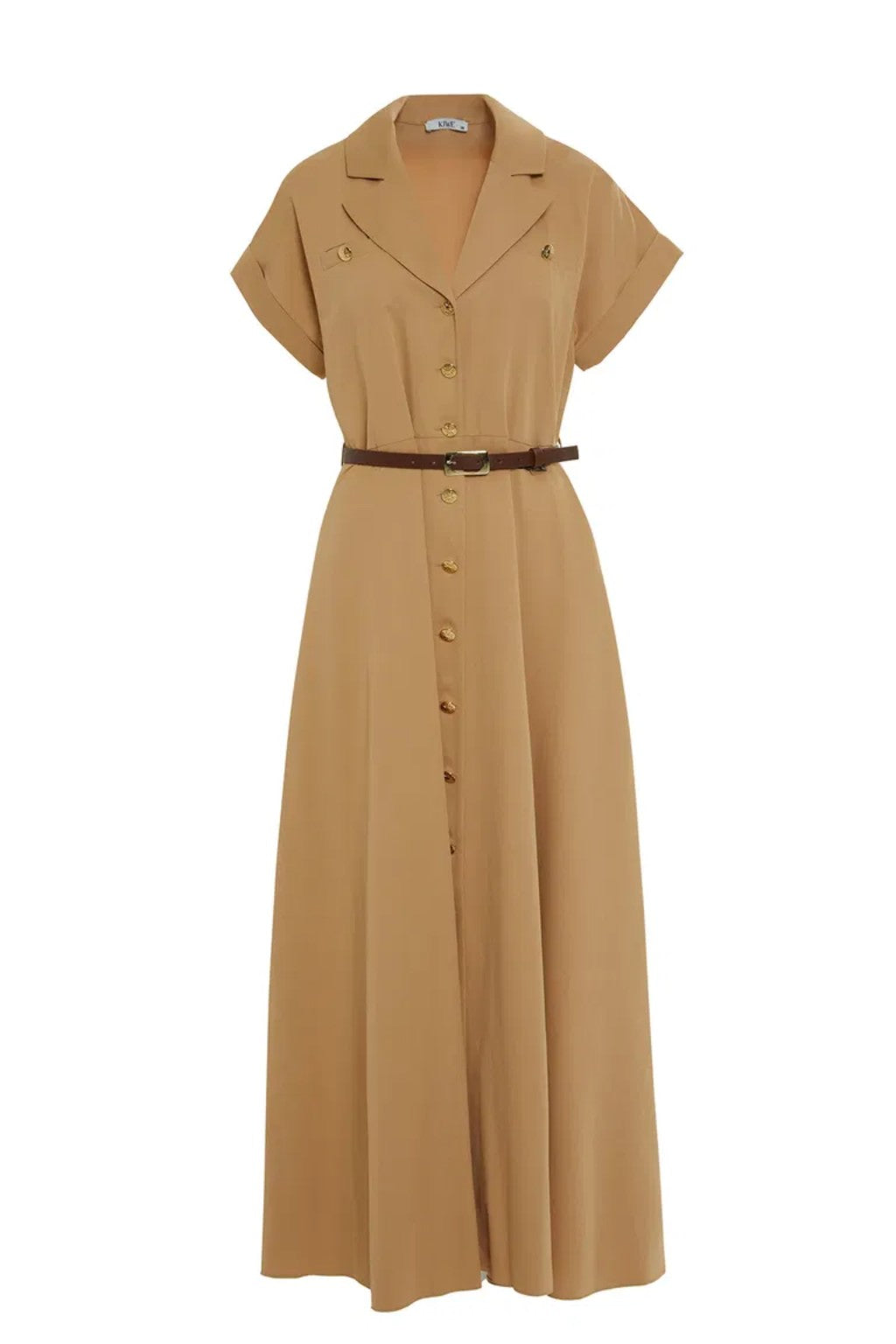 Belted Shirt Dress